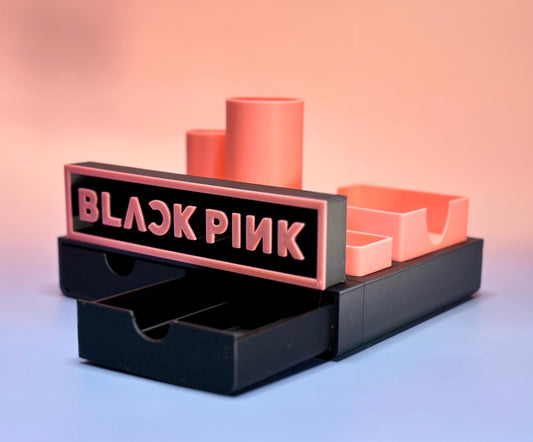 Unique BlackPink K-Pop Desk Organizer with Drawers for Dedicated Fans